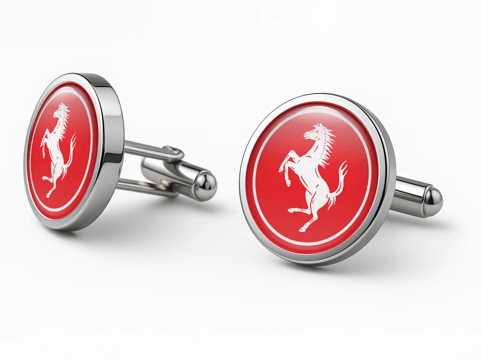 Ferrari Gemelli Formali Moda Uomo Stile Durevole Universale